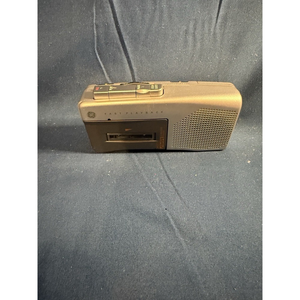GE Fast Playback Microcassette 3-5377A Auto Voice Recorder Tape Microphone Works